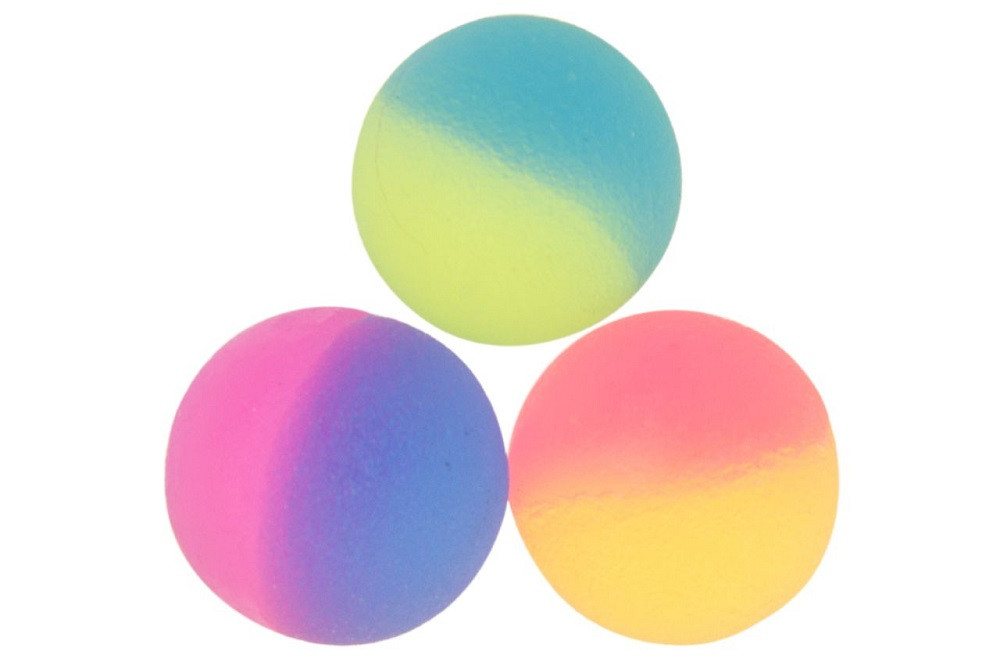 LG Designs Flummi Ball Mix Gummiball Dopsball Neon Frosted ca 25cm, Mitbringsel, Beutetaschenfüller, Mitgebsel von LG Designs