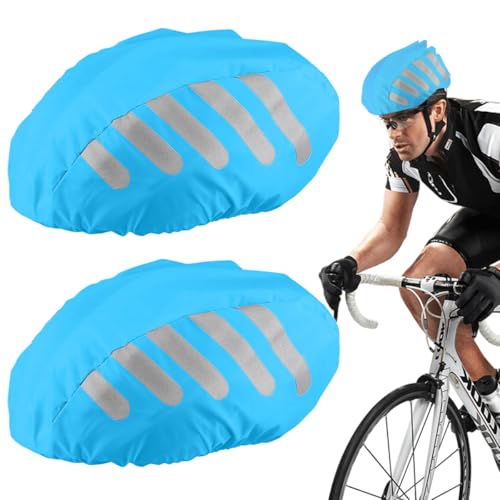 LGZIN 2 Stück Regenschutz für Fahrradhelm, Fahrradhelm Regenüberzug, Reflektierend Helmüberzug, Winddichter Regenüberzug, Reflektierende Fahrrad Regenhaube für Ausflüge Reisen und Fahrten LGZIN 2 Stück Regenschutz für Fahrradhelm, Fahrradhelm Regenüberzug, Reflektierend Helmüberzug, Winddichter Regenüberzug, Reflektierende Fahrrad Regenhaube für Ausflüge Reisen und Fahrten von LGZIN