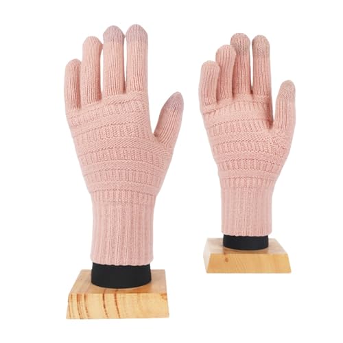 LHEZXS Thermohandschuhe Thermohandschuhe Erwachsene Winterhandschuhe Frauen Jacquard Strick -Touchscreen Warm Und Samtige Radsporthandschuhe Männer-Nr. 3 von LHEZXS