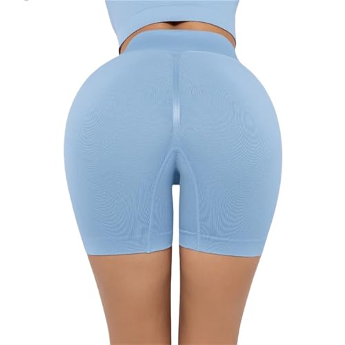 LHEZXS Yoga-Shorts Seamless Enge Fitness -Butt Hift Sport Yogamhosen Hohe Taille Enge Hochtülen -Shorts Für Frauen-G-L von LHEZXS