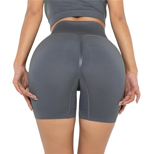 LHEZXS Yoga-Shorts Seamless Enge Fitness -Butt Hift Sport Yogamhosen Hohe Taille Enge Hochtülen -Shorts Für Frauen-Y-M von LHEZXS