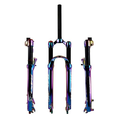 LHHL Fahrradgabel 27,5/29'' MTB Luftfedergabel Rainbow Supension Air Gabel Vacuum Plating Gerades Rohr MTB Fahrradgabel Manuelle Sperre Federweg 100mmScheibenbremse QR 9mm LHHL Fahrradgabel 27,5/29'' MTB Luftfedergabel Rainbow Supension Air Gabel Vacuum Plating Gerades Rohr MTB Fahrradgabel Manuelle Sperre Federweg 100mmScheibenbremse QR 9mm von LHHL