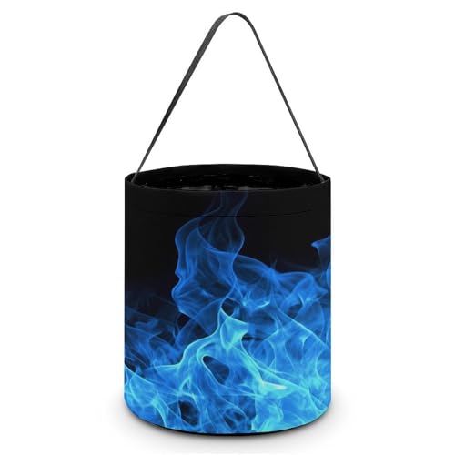 LHOKDR Kleine Geschenktüten, Halloween-Geschenktüten, Einkaufstüten, Weihnachtsgeschenktüten, Süßigkeitentüten für Partygeschenke, blaue Flamme, blaue Flamme, Einheitsgröße, Blaue Flamme, von LHOKDR