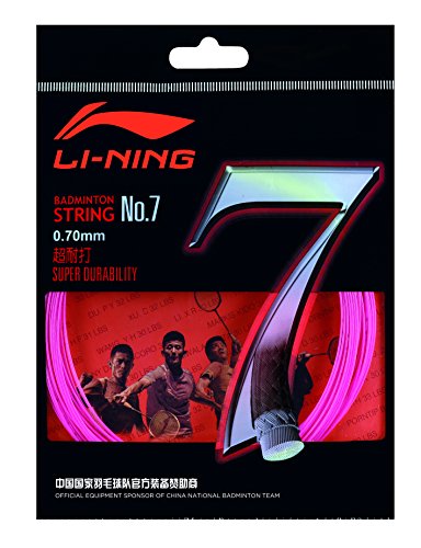 Li Ning Badminton Schläger-Saite No. 7 pink Li Ning Badminton Schläger-Saite No. 7 pink von LI-NING