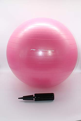 Yoga, Fitness und Gymnastikball Größen (pink, 65 cm) von LI-NING