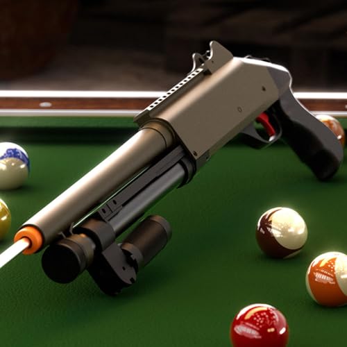 Gewehr-Pool-Queue, Automatischer Pool-Queue mit Power Control und Präzisionsstößen, Billard-Queue für Spieler, die auf Genauigkeit Wert Legen(Yellow,85 * 21 * 6 cm) von LIANTIAN