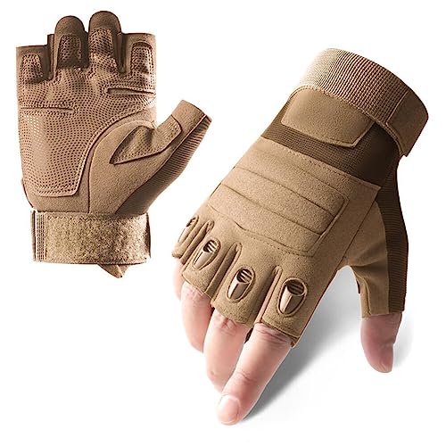 LICHENGTAI Fahrradhandschuhe Halbfinger, Fitness Handschuhe Taktische Handschuhe Tatical Gloves Militär Einsatzhandschuhe Atmungsaktiv Rutschfestes Stoßdämpfende Kurz Sommer MTB Radhandschuhe Wandern LICHENGTAI Fahrradhandschuhe Halbfinger, Fitness Handschuhe Taktische Handschuhe Tatical Gloves Militär Einsatzhandschuhe Atmungsaktiv Rutschfestes Stoßdämpfende Kurz Sommer MTB Radhandschuhe Wandern von LICHENGTAI