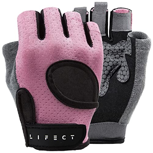 LIFECT Essential Atmungsaktive Trainingshandschuhe, fingerlose Trainingshandschuhe zum Gewichtheben mit Knöchelgelenk und gebogener offener Rückseite, für Powerlifting, Crossfit, Damen und Herren LIFECT Essential Atmungsaktive Trainingshandschuhe, fingerlose Trainingshandschuhe zum Gewichtheben mit Knöchelgelenk und gebogener offener Rückseite, für Powerlifting, Crossfit, Damen und Herren von LIFECT