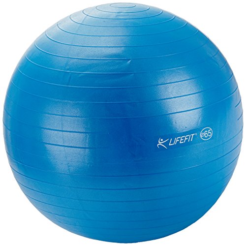 LIFEFIT Gymnastikball Anti-Burst, Blau, 85 cm von LIFEFIT