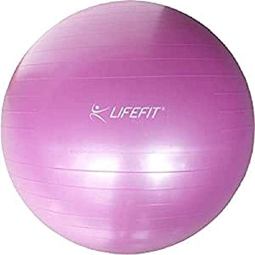 Lifefit Unisex Adult Balance Gym Ball Anti-Burst, Rosa, 75 cm von LIFEFIT