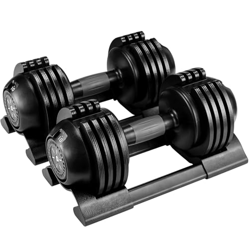 Verstellbare Kurzhantel 10 kg - Hantel mit Anti-Rutsch-Griff und Ablageschale platzsparende Hantel für Frauen und Maenner, Training und Fitness zu Hause (2pcs) Verstellbare Kurzhantel 10 kg - Hantel mit Anti-Rutsch-Griff und Ablageschale platzsparende Hantel für Frauen und Maenner, Training und Fitness zu Hause (2pcs) von LIFERUN