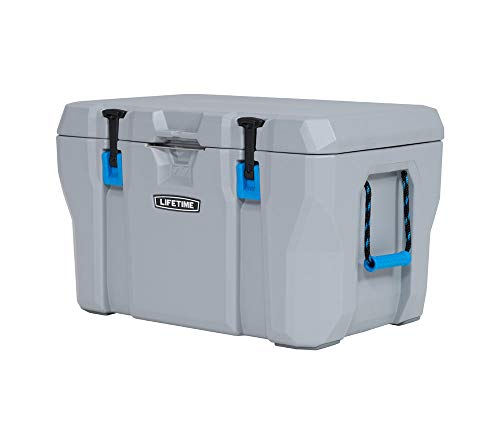 Lifetime Kühlbox & Getränkekühler | 47x76x47 cm Grau | Thermobox mit 73 Liter Fassungsvermögen für Camping & Outdoor von LIFETIME