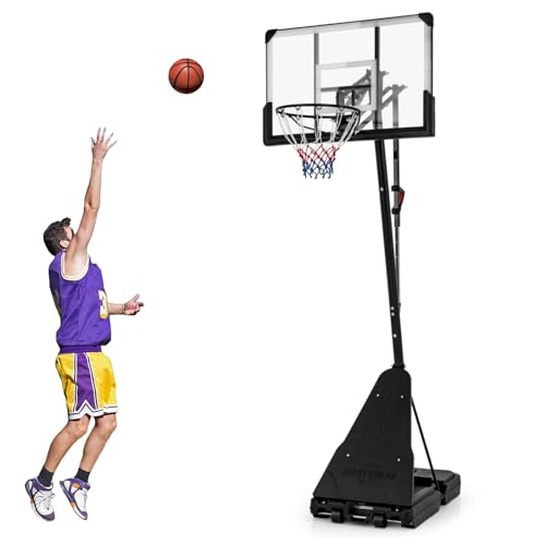 LIFEZEAL 1,50-3,05 m Höhenverstellbarer Basketballkorb, Basketballständer tragbar mit PC-Rückbrett, füllbarem Standfuß, Basketballanlage für Kinder und Erwachsene LIFEZEAL 1,50-3,05 m Höhenverstellbarer Basketballkorb, Basketballständer tragbar mit PC-Rückbrett, füllbarem Standfuß, Basketballanlage für Kinder und Erwachsene von LIFEZEAL