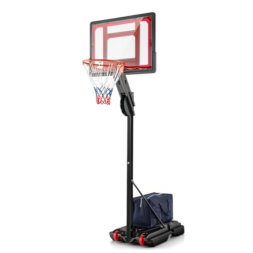 LIFEZEAL Basketballkorb Outdoor, Basketballständer mit Tasche, Tragbarer Basketballanlage höhenverstellbar von 1,55 m bis 3,1 m, Sportkorb für Kinder & Erwachsene (Stil1) LIFEZEAL Basketballkorb Outdoor, Basketballständer mit Tasche, Tragbarer Basketballanlage höhenverstellbar von 1,55 m bis 3,1 m, Sportkorb für Kinder & Erwachsene (Stil1) von LIFEZEAL