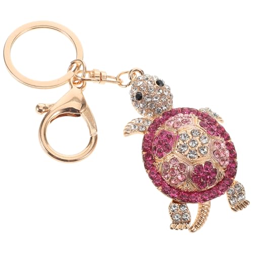 LIFKOME 1 Stück Schildkröten Schlüsselanhänger Rosa Schlüsselanhänger Niedlicher Schlüsselanhänger Tier Schlüsselanhänger Strass Schlüsselanhänger Strass Schlüsselanhänger Strass von LIFKOME