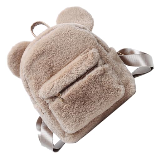 LIFKOME 1 X Pelziger Rucksack Für Damen Modischer Rucksack Bärenohr Rucksack Plüsch Büchertasche Schulterrucksack Flauschiger Rucksack Plüsch Rucksack Für Mädchen Lässiger LIFKOME 1 X Pelziger Rucksack Für Damen Modischer Rucksack Bärenohr Rucksack Plüsch Büchertasche Schulterrucksack Flauschiger Rucksack Plüsch Rucksack Für Mädchen Lässiger von LIFKOME