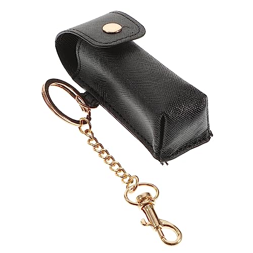 LIFKOME 1Stk Halter für Lippenbalsam Lipstick Holder Lippenstift etui Lippenstift Schlüsselanhänger Ärmel Schlüsseletuihalter Inhaber Lippenstifthalter für Frauen Lippenbalsambeutel Black LIFKOME 1Stk Halter für Lippenbalsam Lipstick Holder Lippenstift etui Lippenstift Schlüsselanhänger Ärmel Schlüsseletuihalter Inhaber Lippenstifthalter für Frauen Lippenbalsambeutel Black von LIFKOME