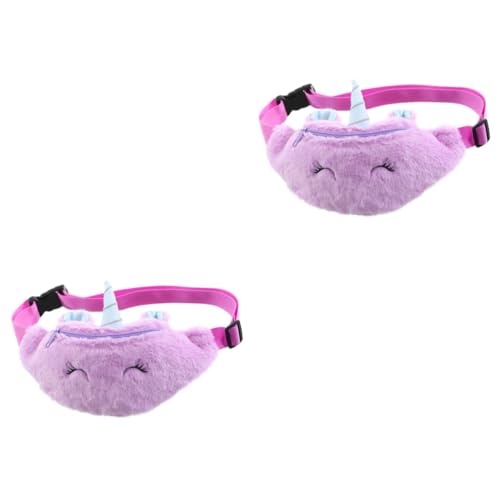 LIFKOME 2 STK Einhorn-Gürteltasche Geldbörsen für Mädchen Kinder Geldbörsen für Teenager-Mädchen Babygeschenke Brusttasche Bauchtasche Mode Aufbewahrungstasche Reisen Plüsch Violett LIFKOME 2 STK Einhorn-Gürteltasche Geldbörsen für Mädchen Kinder Geldbörsen für Teenager-Mädchen Babygeschenke Brusttasche Bauchtasche Mode Aufbewahrungstasche Reisen Plüsch Violett von LIFKOME