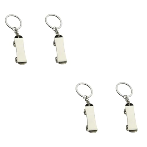 LIFKOME 4 Stück Schlüsselanhänger fürs Auto geburtstagszig trauzeugengeschenke rucksacknike Mini-Skateboards Autozubehör für Männer Schlüsselanhänger aus Metall hängende Schlüsselanhänger von LIFKOME