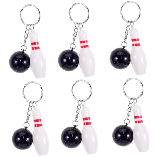LIFKOME 6 Stück Bowling Schlüsselanhänger Dekorative Kleine Schlüsselanhänger Kleine Sport Schlüsselanhänger Sport Schlüsselanhänger Mini Bowling Anhänger Baseball Schlüsselanhänger LIFKOME 6 Stück Bowling Schlüsselanhänger Dekorative Kleine Schlüsselanhänger Kleine Sport Schlüsselanhänger Sport Schlüsselanhänger Mini Bowling Anhänger Baseball Schlüsselanhänger von LIFKOME