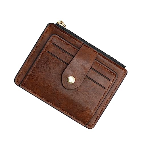 LIFKOME Damen Geldbörse Taschenbücher Für Frauen Brieftaschen Für Damen Kreditnehmerin Für Frauen Clutch-geldbörse Für Damen Geldbörse Mit Reißverschluss Geldbörse Brown von LIFKOME