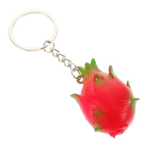 LIFKOME Gefälschter Pitaya-Frucht-schlüsselanhänger, Lebensmittel, Niedlicher Obst-schlüsselanhänger, Anhänger Für Handtasche, Geldbörse, Rucksack, Anhänger, Tasche, Schlüsselanhänger, von LIFKOME