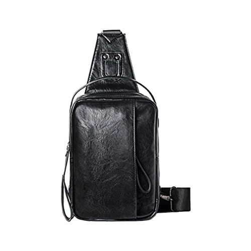 LIFKOME Tragbare Brusttasche für Männer Einzel-Schultertasche Große Kapazität Outdoor Freizeittasche von LIFKOME