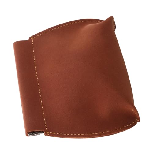 LIFKOME Herren-geldbörse Herren Geldbörse Bifold-geldbörse Für Herren Zweiteilige Brieftasche Herren Kleine Geldbörse Herren Vintage Geldbörse Tragbare Geldbörse Light Brown Pu von LIFKOME