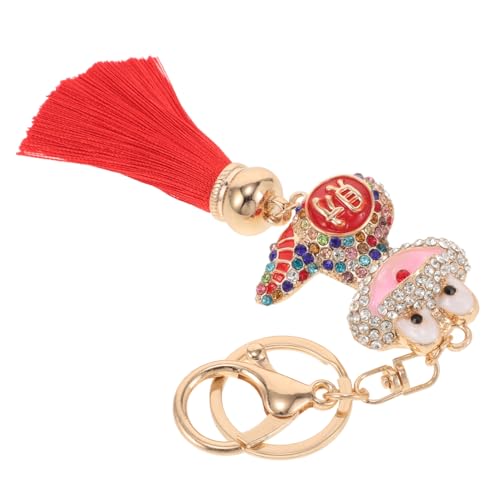 LIFKOME Eleganter Schlüsselanhänger Im Chinesischen Stil mit Neujahrsquaste Aus Metall für Geldbörse Tasche und Geldbeutel-zubehör LIFKOME Eleganter Schlüsselanhänger Im Chinesischen Stil mit Neujahrsquaste Aus Metall für Geldbörse Tasche und Geldbeutel-zubehör von LIFKOME