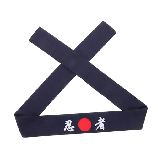 LIFKOME Japanisches Koch-Stirnband Japanische Bandanas Für Männer Koch-Bandana Koch Karate Stirnband Sushi-koch-Haarband Sushi-koch-Wraps Jubelndes Kopftuch Koch Ninja Kopftuch Baumwolle von LIFKOME