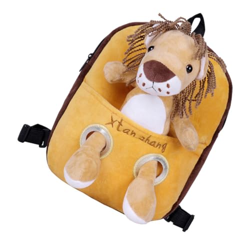 LIFKOME Kinderrucksack Kindergarten Rucksack Büchertaschen für zeichentasche Schultasche für Mini schultüte Tier-Rucksack für Kleinkinder Tierrucksack mit Geschirr von LIFKOME