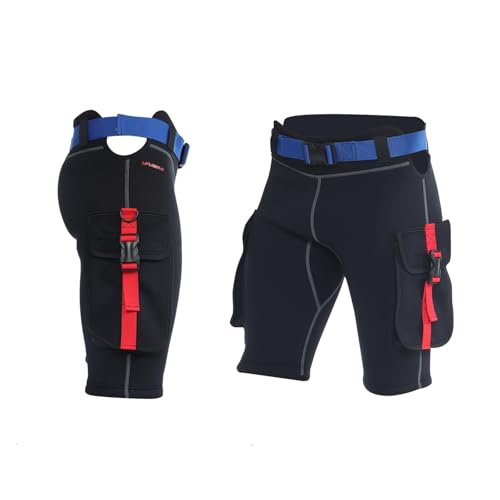 lifruious Neopren-Shorts, 2 mm, für Surfen, Tauchen, Kanu, Kajak, Jetski, Wassersport von LIFURIOUS