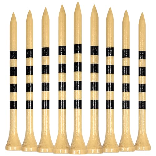 LIKOSO Bambus Golf Tees 100 Stück 83mm Lang Tee Golf Zubehör LIKOSO Bambus Golf Tees 100 Stück 83mm Lang Tee Golf Zubehör von LIKOSO