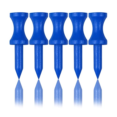 LIKOSO Golf Tees Holz 38MM 100 Stück Aus Bambus Biologisch Abbaubare langlebigere Blau von LIKOSO