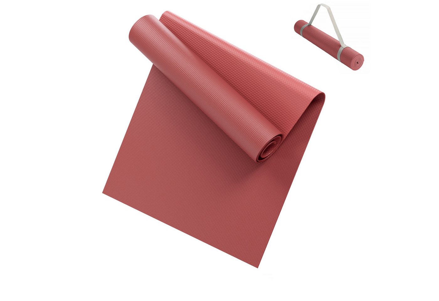 LILENO SPORTS Yogamatte 180x60cm inkl. Tragegurt - Gymnastik und Fitnessmatte extra rutschfest, Sport und Yogamatte bordeaux für indoor und outdoor, 4 mm Dicke LILENO SPORTS Yogamatte 180x60cm inkl. Tragegurt - Gymnastik und Fitnessmatte extra rutschfest, Sport und Yogamatte bordeaux für indoor und outdoor, 4 mm Dicke von LILENO SPORTS