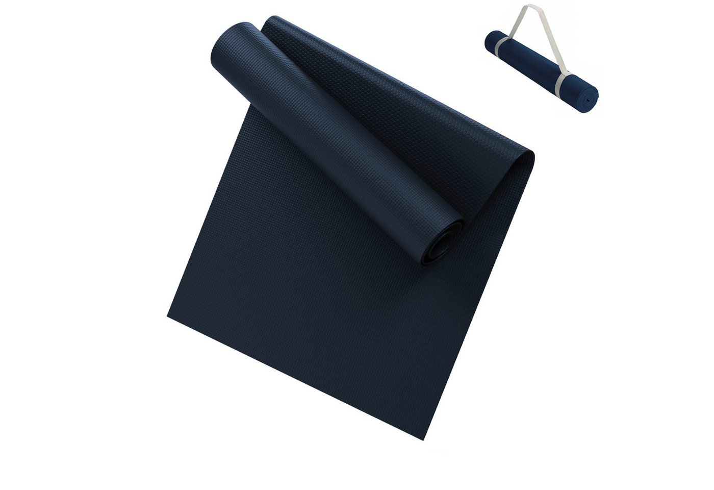 LILENO SPORTS Yogamatte 180x60cm inkl. Tragegurt - Gymnastik und Fitnessmatte extra rutschfest, Sport und Yogamatte Midnight Blue für indoor und outdoor, 4 mm Dicke LILENO SPORTS Yogamatte 180x60cm inkl. Tragegurt - Gymnastik und Fitnessmatte extra rutschfest, Sport und Yogamatte Midnight Blue für indoor und outdoor, 4 mm Dicke von LILENO SPORTS
