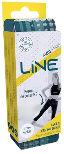 Line Widerstandsband – elastisches Band mit abgestufter Skala – ideal für Ihre Übungen – 1 Stück Line Widerstandsband – elastisches Band mit abgestufter Skala – ideal für Ihre Übungen – 1 Stück von LINE