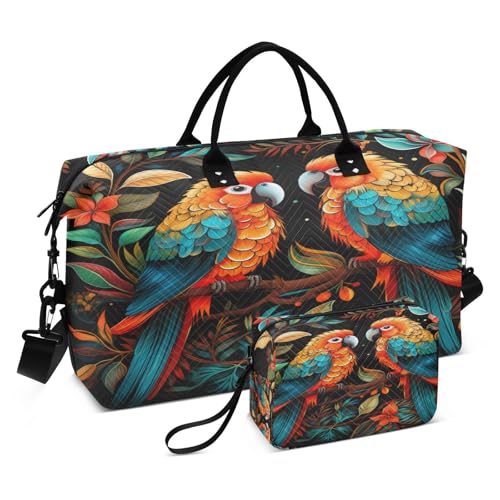 LINNIKEEEE Aquarell Kunstwerk Gürteltiere Reise-Seesäcke, Sporttasche, Weekender Handtasche mit Kulturbeutel für Damen Mädchen Herren von LINNIKEEEE