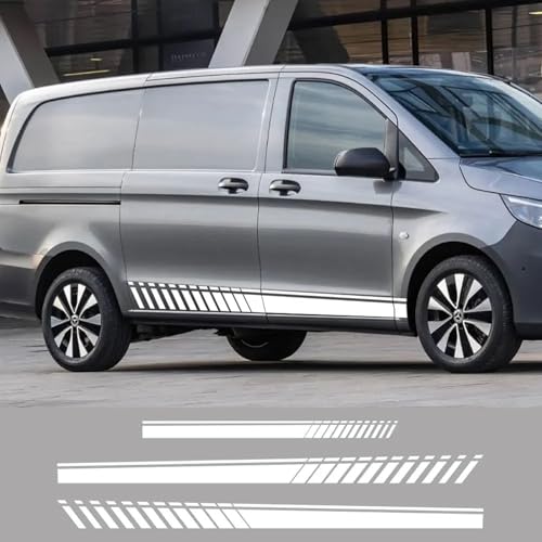 LIOUFTT 3-teiliges Autoaufkleber-Vinyl-Aufkleberset, passend für Mercedes Benz Vito V-Klasse Viano W638 W639 W447 Marco Polo EQV Wohnmobil-Zubehör von LIOUFTT