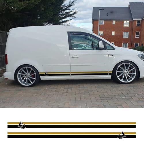 LIOUFTT Autoaufkleber, Grafiken, Vinyl-Aufkleber, passend für VW Caddy MK1 MK2 MK3 MK4 2 3 4 Maxi Kombi Camper Van Auto-Tuning-Zubehör von LIOUFTT