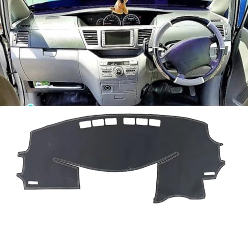 LIOUFTT Leder-Auto-Armaturenbrett-Abdeckung, Armaturenbrett-Matte, Teppich, passend für Toyota Noah x Voxy r60 2001 2002 2003–2007, Zubehör von LIOUFTT