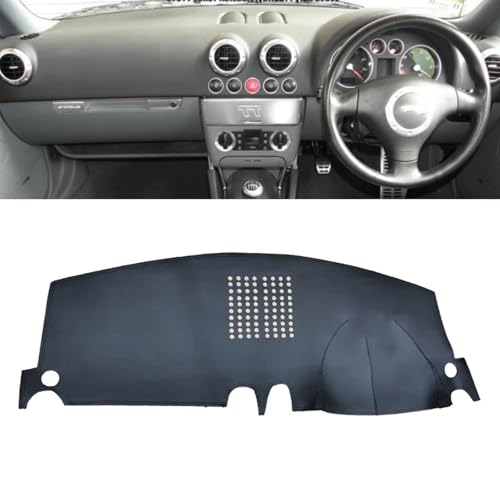 LIOUFTT Leder Auto Armaturenbrettmatte Armaturenbrett Abdeckung Pad Armaturenbrett Matte Teppich, passend für Audi TT TTS mk1 1998 1999 2000 2001 2002 2003 2004-2006 von LIOUFTT