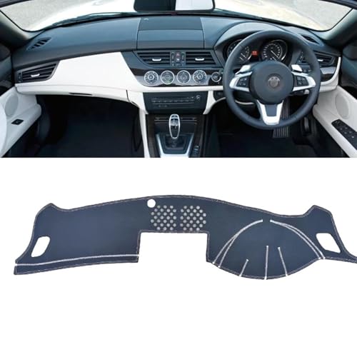 LIOUFTT Leder Auto Armaturenbrettmatte Armaturenbrett Abdeckung Pad Armaturenbrett Matte Teppich, passend für BMW z4 e89 2009 2010 2011 2012 2013 2014-2016 Zubehör von LIOUFTT