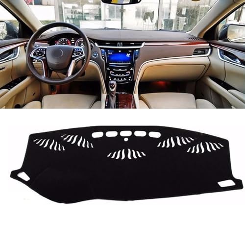 LIOUFTT Leder Auto Armaturenbrettmatte Armaturenbrett Abdeckung Pad Armaturenbrett Matte Teppich, passend für Cadillac XTS EG4 2013 2014 2015-2018 Zubehör von LIOUFTT