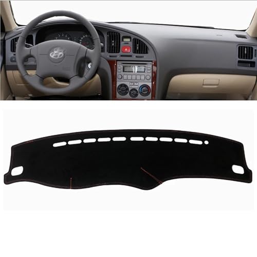 LIOUFTT Leder Auto Armaturenbrettmatte Armaturenbrett Abdeckung Pad Armaturenbrett Matte Teppich, passend für Hyundai Elantra 2001 2002 2003-2006 XD I30 Zubehör von LIOUFTT