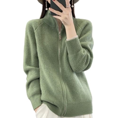 Strickjacke Aus Merinowolle Für Damen Gerippte Strickjacke Vorne Offen Durchgehender Reißverschluss Damenpullover Mantel Herbst Winter Weich Warm Strickjacke Pullover Oberbekleidung Sweatshirt Man Strickjacke Aus Merinowolle Für Damen Gerippte Strickjacke Vorne Offen Durchgehender Reißverschluss Damenpullover Mantel Herbst Winter Weich Warm Strickjacke Pullover Oberbekleidung Sweatshirt Man von LIROMA