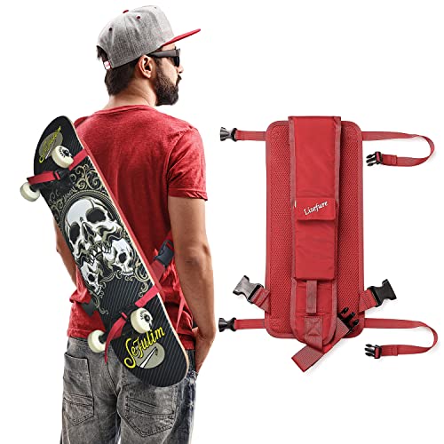 LISEFURE Skateboard-Tasche Skateboard-Gurt-Rucksack Universelle tragbare Skateboard-Tasche … LISEFURE Skateboard-Tasche Skateboard-Gurt-Rucksack Universelle tragbare Skateboard-Tasche … von LISEFURE