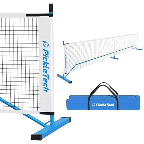 Pickletech 3.0 Version Pickleball-Netz, tragbares Outdoor-Spiel, 6,6 m Pickleball-Netz, USAPA-Vorschrift, Pickle-Ballnetz-System mit Tragetasche für Auffahrt von LITIAN