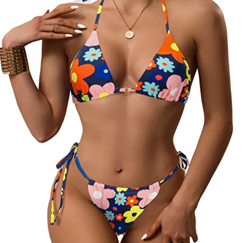 LIUANDS Zweiteiliger Damen-Badeanzug, Push-Up, brasilianische Schnürung, Bademode, Bikinis, Badeanzug, Strandmode von LIUANDS