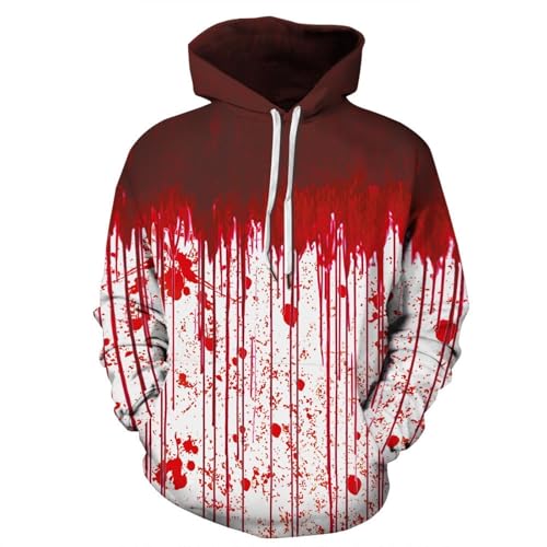 LIULINLIN Farbe Graffiti Kunst Muster Unisex Hip Hop 3D Hoodie Outdoor Casual Langarm Sweatshirt Street Fashion Jacke von LIULINLIN